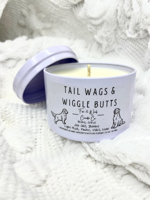 Tail Wags & Wiggle Butts 7oz Soy Wax Candle