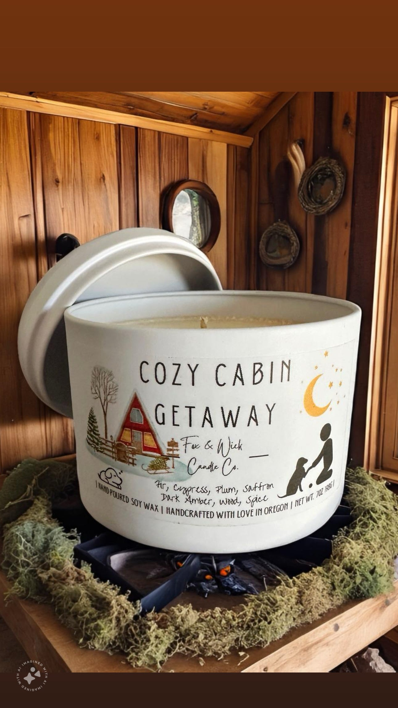 Cozy Cabin Getaway Candle