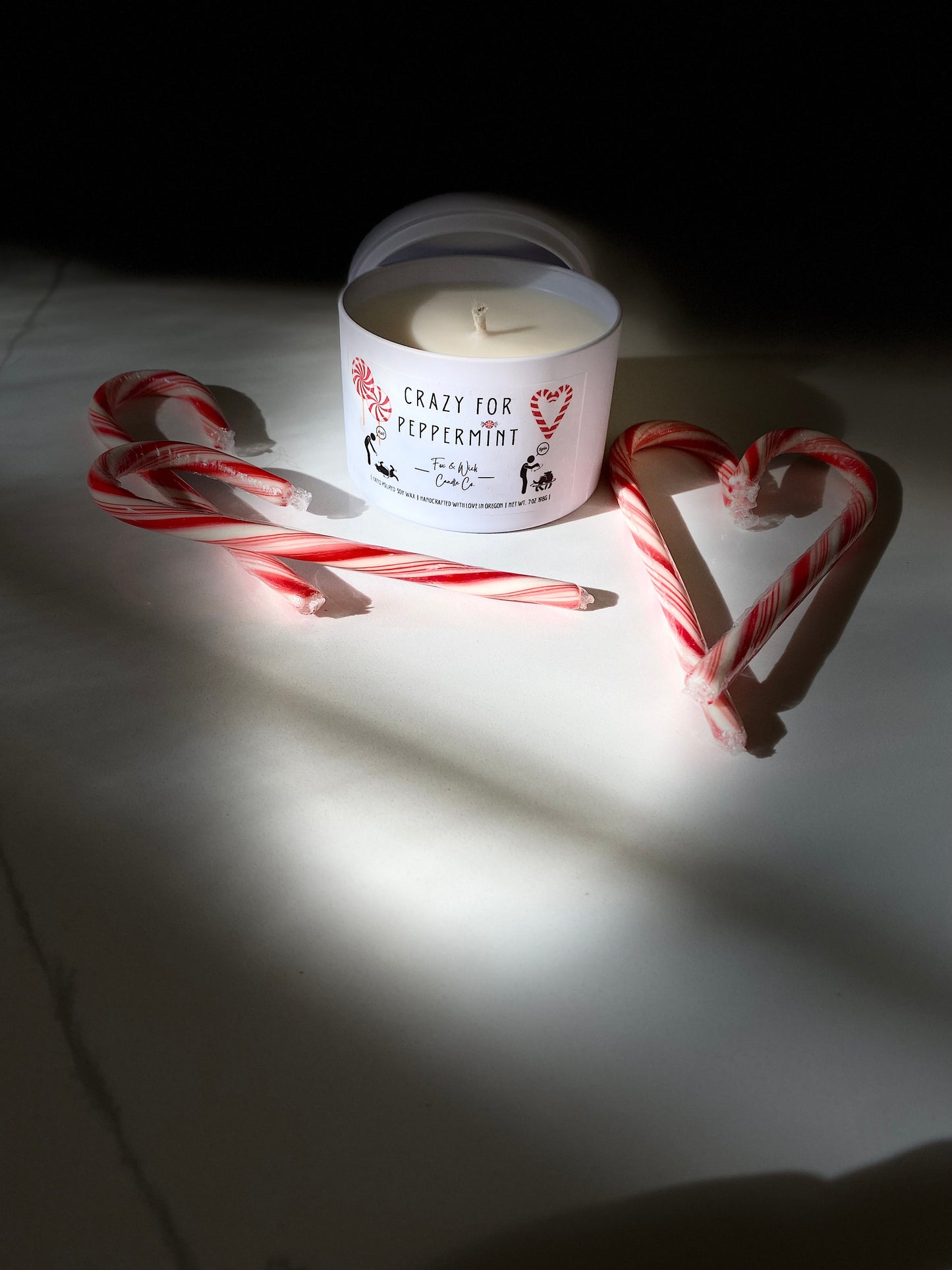 Crazy for Peppermint Candle