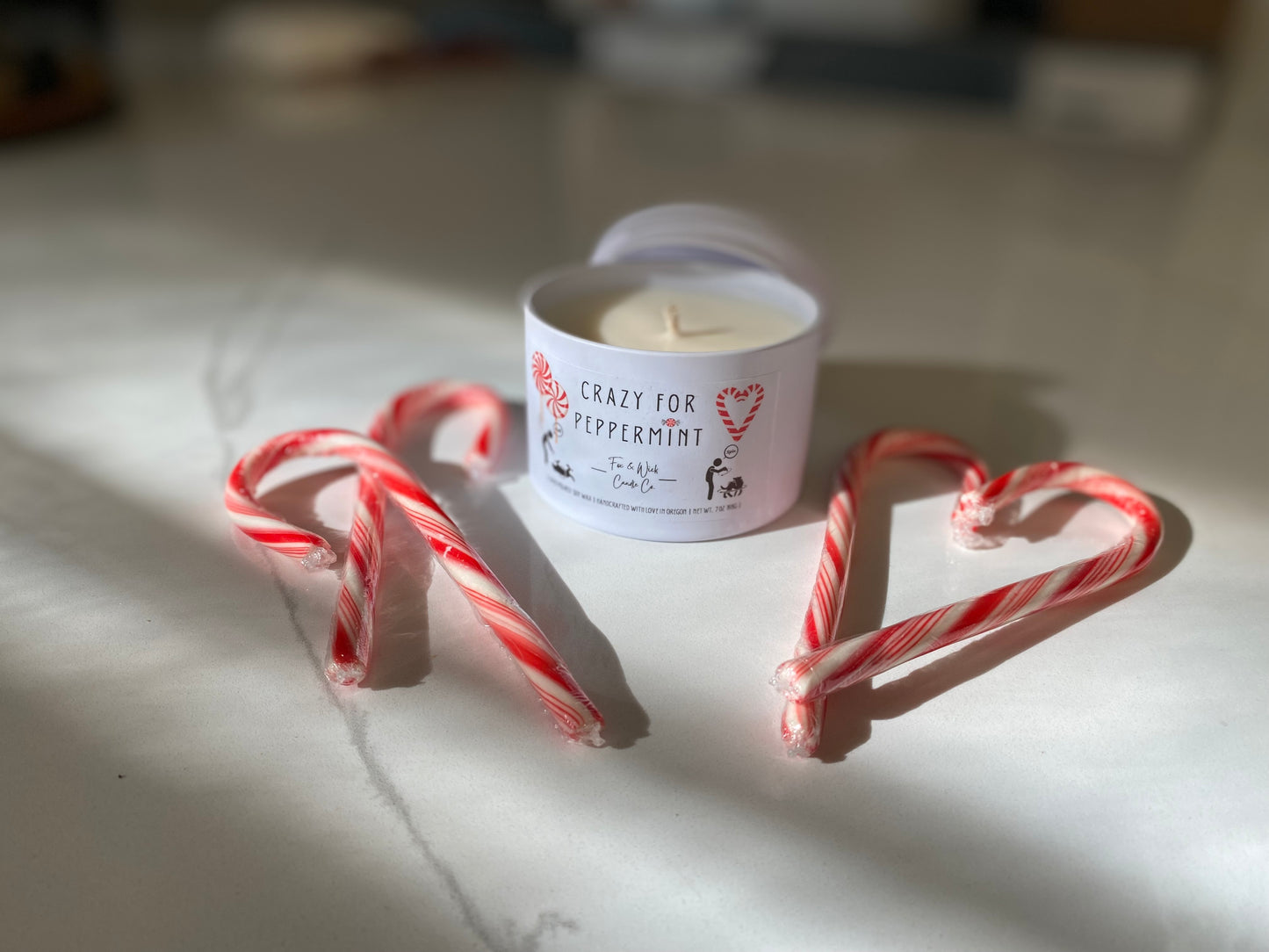 Crazy for Peppermint Candle