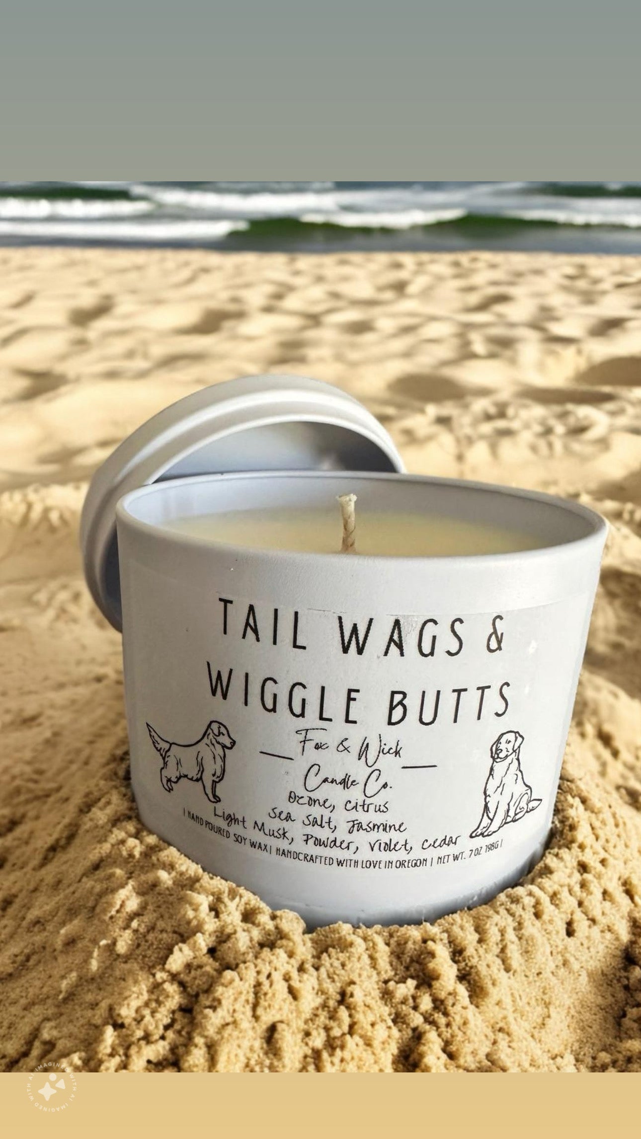 Tail Wags & Wiggle Butts Candle