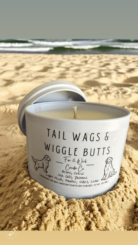 Tail Wags & Wiggle Butts Candle