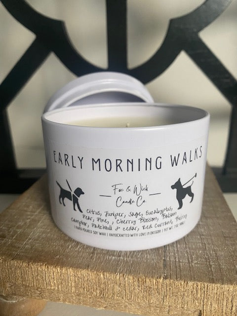 Early Morning Walks Candle