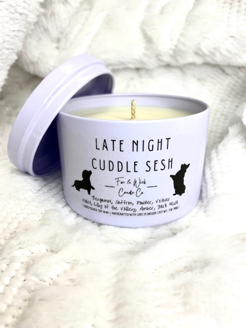 Late Night Cuddle Sesh 7oz Candle