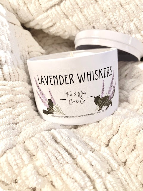 Lavender Whiskers  Candle