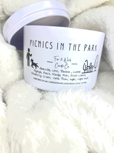 Picnics in the Park  Candle