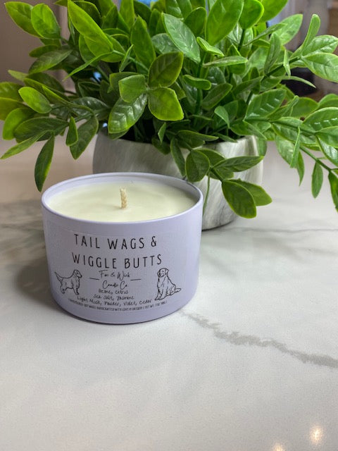 Tail Wags & Wiggle Butts 7oz Soy Wax Candle